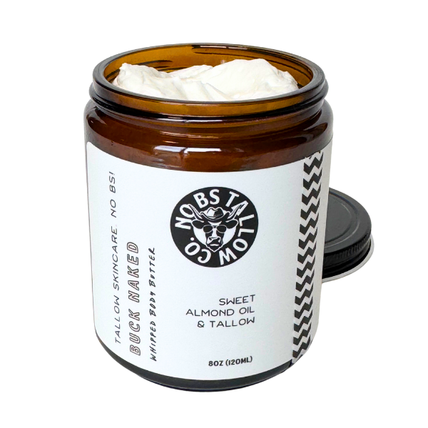 Whipped Tallow Body Butter I with Almond Oil